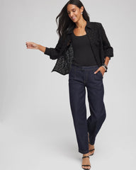 Chico's Women | Heart Eyelet Shirt BLACK