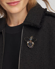 Chico's Women | Beaded Bee Brooch BLACK