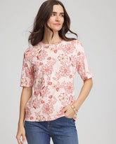 Chico's Women | Elbow Sleeve Tee SIESTA ROSE