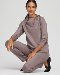 Chico's Women | Zenergy® Sparkle Popover Top WALNUT