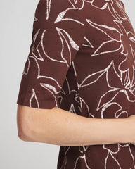 Chico's Women | Touch of Cool™ Elbow-Sleeve Perfect Tee CACAO