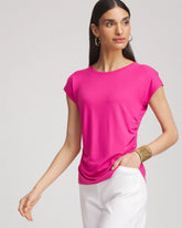 Chico's Women | Cap Sleeve Dolman Tee CRUSHED BERRIES