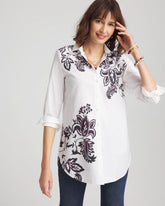 No Iron™ Floral Stretch Tunic