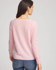 Chico's Women | Embellished Cashmere Pullover Sweater BLUSHED