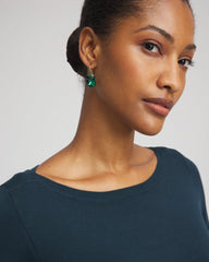 Chico's Women | Ella Boatneck Sweater TEAL SHADOW
