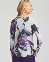 Chico's Women | Ella V-Neck Pullover Sweater PURPLE ELIXIR