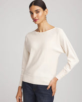 Chico's Women | Ella Boatneck Pullover Sweater ENGLISH CREAM