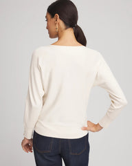 Chico's Women | Ella Boatneck Pullover Sweater ENGLISH CREAM