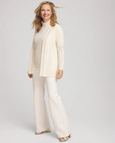 Chico's Women | Cashmere Pearl-Trim Cardigan CREAM