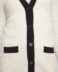 Chico's Women | Tipped Lady Jacket Cardigan ENGLISH CREAM