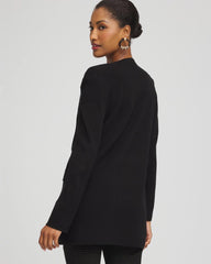 Chico's Women | Button-Down Crewneck Coatigan BLACK