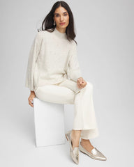 Chico's Women | Cashmere Mockneck Sweater LIGHT GRAY