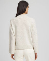 Chico's Women | Cashmere Mockneck Sweater LIGHT GRAY