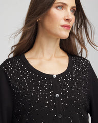 Chico's Women | Ombré Rhinestone Cardigan BLACK