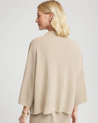 Chico's Women | Travelers™ Collection Metallic Knit Cardigan CHAMPAGNE