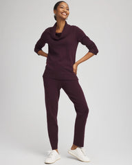 Chico's Women | Zenergy® Luxe Diamante Cowlneck Tunic NIGHT BLOOM