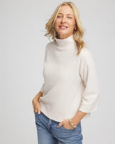 Chico's Women | Jacquard Cozy Turtleneck ENGLISH CREAM