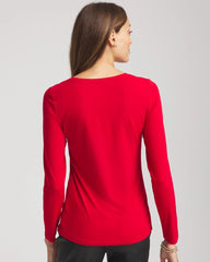 Chico's Women | Touch of Cool™ Layering Tee CARMINE RED