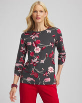 Chico's Women | Touch of Cool™ Layering Tee GRAPHITE GRAY