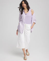 Chico's Women | Contour Cotton™ Square Neck Tank GENTLE LAVENDER