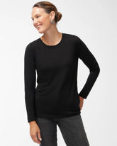 Chico's Women | Pima Layering Tee BLACK