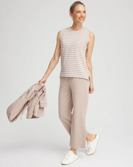 Zenergy® UPF Sleeveless Metallic-Striped Tank