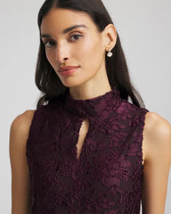 Chico's Women | Burnout Mockneck Tank NIGHT BLOOM
