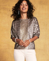 Art Deco Dolman Sequins Tee