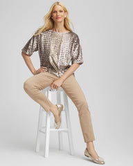 Art Deco Dolman Sequins Tee