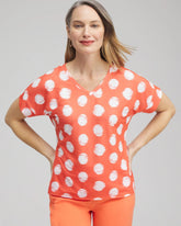 Zenergy® Dots Drop Shoulder Tee