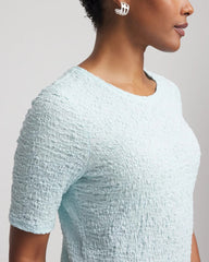 Chico's Women | Textured Short-Sleeve Tee BLUE MENTHE