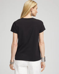 Chico's Women | Perfect Crewneck Tee BLACK