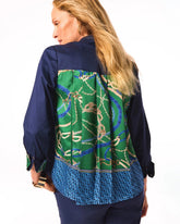 Chico's Women | Rope Status Nautical Shirt PASSPORT BLUE