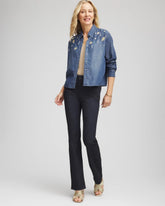 Chico's Women | Embellished Tencel Collar Shirt KIRUNA INDIGO