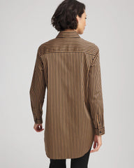 Chico's Women | No Iron™ Slimming Imperial Stripe Tunic BLACK