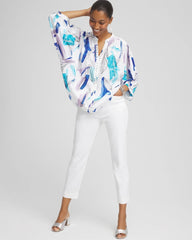 Chico's Women | Batwing Sleeve Top PARADISO BLUE