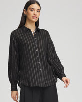 Chico's Women | Classic Soft Button-front Blouse BLACK