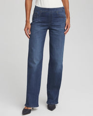 Chico's Women | Pull On Wide Jean ALEAH INDIGO
