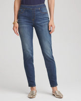 Chico's Women | Pull-On Slim Ankle Jeggings SANTORINI INDIGO