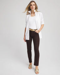 Chico's Women | Girlfriend Slim Ankle Jeans COCOA BEAN