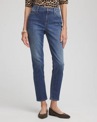 Chico's Women | Girlfriend Slim Cropped Jeans MARIA INDIGO