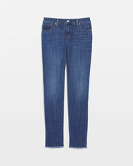 Chico's Women | Girlfriend Slim Frayed Ankle Jeans KAILUA INDIGO