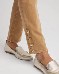 Chico's Women | Girlfriend Slim Ankle Jeans CARAMEL APPLE
