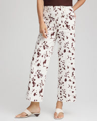 Chico's Women | Pampas Pony Pull on Wide Crop ECRU