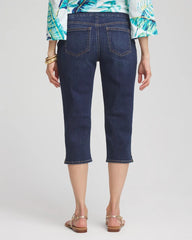 Chico's Women | 17" Pull on Capris LUNABELLE INDIGO