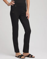 Chico's Women | Juliet Slim Trim Detail Ankle Pants BLACK