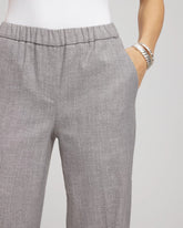 Chico's Women | Shimmer Straight Tapered Ankle Pants SILVER