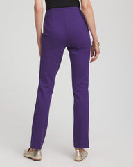 Chico's Women | Juliet Slim Trim Detail Ankle Pants PURPLE ELIXIR