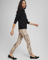 Chico's Women | Brigitte™ Golden Leaf Slim Ankle Pants CHAMPAGNE FIZZ