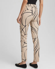 Chico's Women | Brigitte™ Golden Leaf Slim Ankle Pants CHAMPAGNE FIZZ
